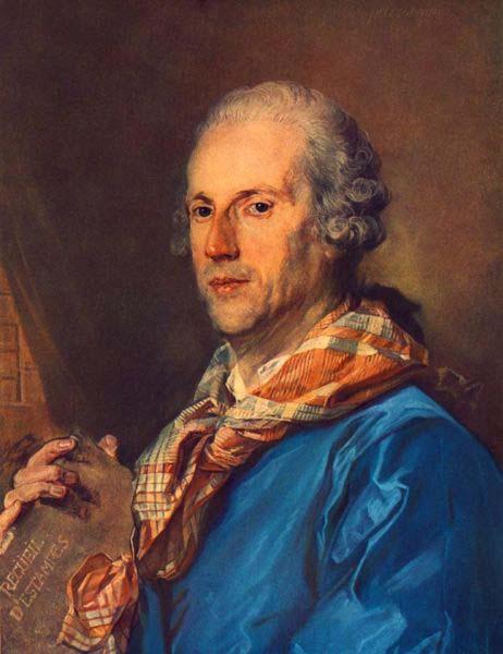 Jean-Baptiste Perronneau Portrait of Charles le Normant du Coudray Sweden oil painting art
